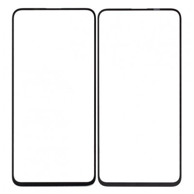 Replacement Front Glass For Honor 20 Black By - Maxbhi Com
