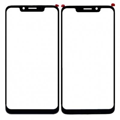 Replacement Front Glass For Tecno Camon I2x Black By - Maxbhi Com