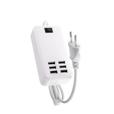 6 Port Multi Usb Highq Fast Charger For Gionee F103 - Maxbhi Com
