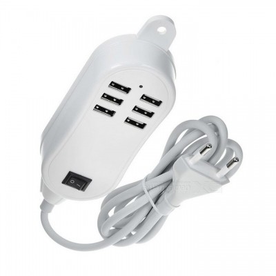 6 Port Multi Usb Highq Fast Charger For 10or Tenor G - Maxbhi Com