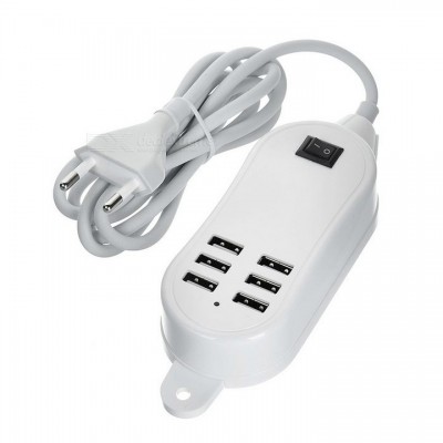 6 Port Multi Usb Highq Fast Charger For Samsung Galaxy A8 Star A9 Star - Maxbhi Com