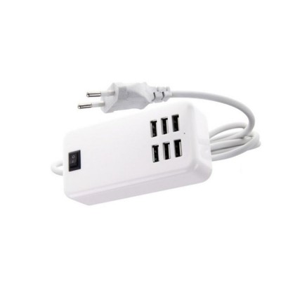 6 Port Multi Usb Highq Fast Charger For Samsung Galaxy On Nxt - Maxbhi Com