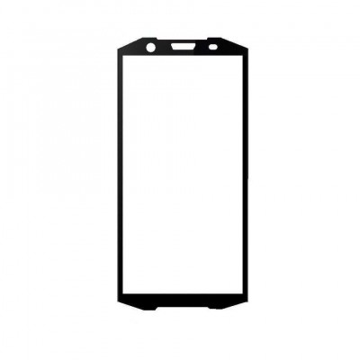 Replacement Front Glass For Doogee S70 Black By - Maxbhi Com