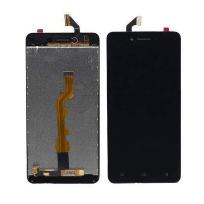 Lcd With Touch Screen For Oppo A37 Grey By - Maxbhi Com