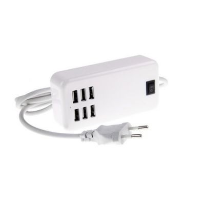 6 Port Multi Usb Highq Fast Charger For Nokia N95 8gb - Maxbhi Com