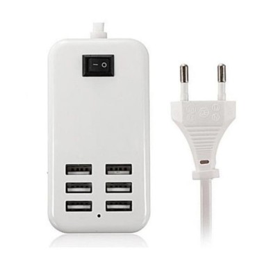 6 Port Multi Usb Highq Fast Charger For Nokia N95 8gb - Maxbhi Com