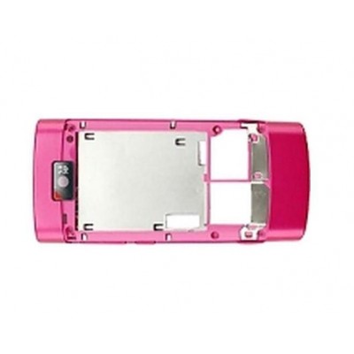 Middle For Nokia X302 Touch And Type Red - Maxbhi Com