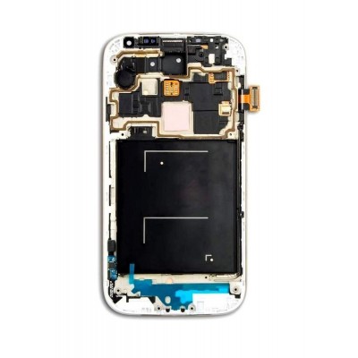 Lcd With Touch Screen For Samsung I9505 Galaxy S4 White By - Maxbhi Com
