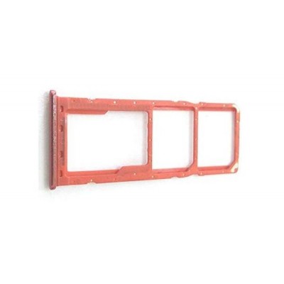 Sim Card Holder Tray For Vivo Y93 Red - Maxbhi Com