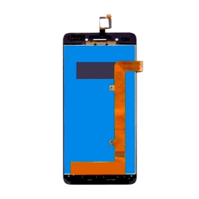 Lcd With Touch Screen For Lava X81 White By - Maxbhi Com