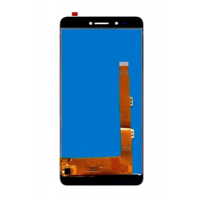 Lcd With Touch Screen For Lava Z25 Black By - Maxbhi Com