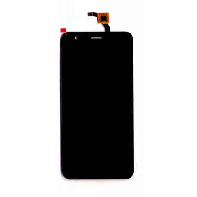 Lcd With Touch Screen For Lyf Water 11 Black By - Maxbhi Com