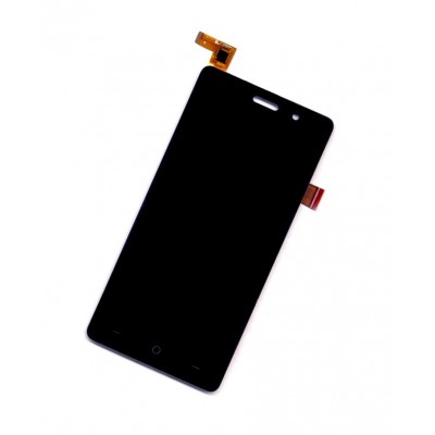 Lcd With Touch Screen For Lyf Water 6 Black By - Maxbhi Com