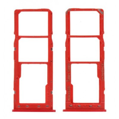 Sim Card Holder Tray For Samsung Galaxy A10s Red - Maxbhi Com