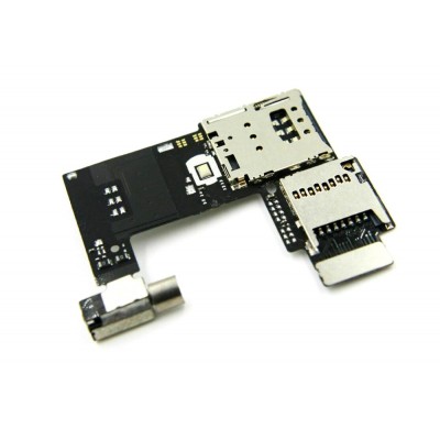 Sim Connector Flex Cable For Motorola Moto G2 By - Maxbhi Com