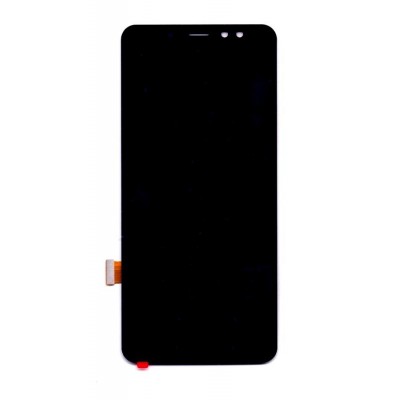 Lcd With Touch Screen For Samsung Galaxy A8 Plus 2018 Black By - Maxbhi Com