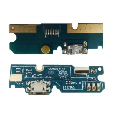 Charging Connector Flex Pcb Board For Mobiistar C1 By - Maxbhi Com