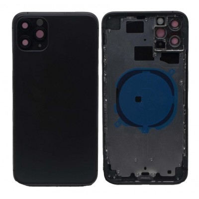 Full Body Housing For Apple Iphone 11 Pro Max Black - Maxbhi Com