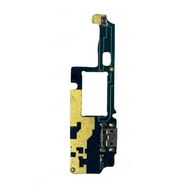 Charging Connector Flex Pcb Board For Micromax Canvas Fire 4g Plus Q412 By - Maxbhi Com