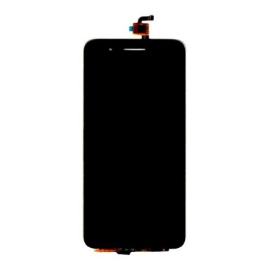 Lcd With Touch Screen For Micromax Canvas Juice 4g Q461 Black By - Maxbhi Com