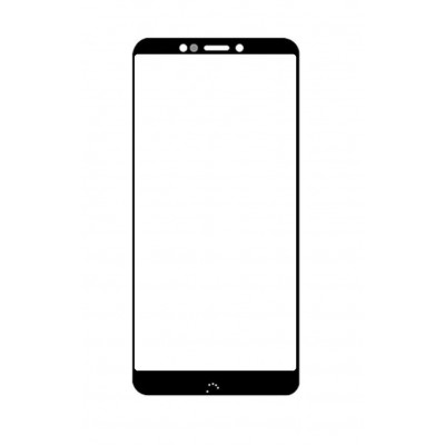 Replacement Front Glass For Bq Aquaris C Black By - Maxbhi Com