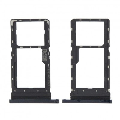 Sim Card Holder Tray For Motorola One Macro Black - Maxbhi Com