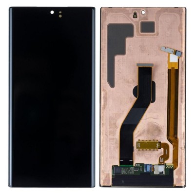 Display for Samsung Galaxy Note 10 Plus 5G Black (Combo Folder) by Maxbhi.com