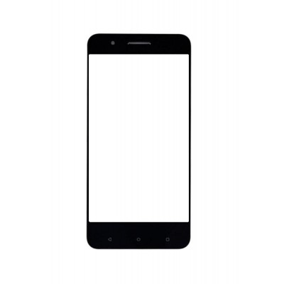 Replacement Front Glass For Htc One X10 Black By - Maxbhi Com