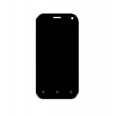 Lcd With Touch Screen For Blu Advance L5 White By - Maxbhi Com