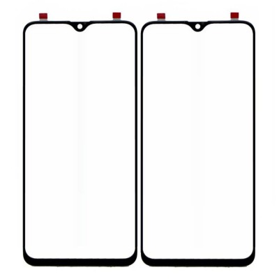 Replacement Front Glass For Realme Q Blue By - Maxbhi Com