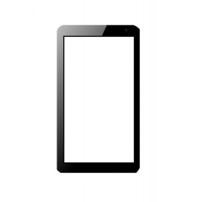 Replacement Front Glass For Allview Viva C703 Black By - Maxbhi Com