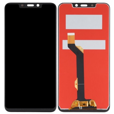 Display for Infinix Note 6 Black (Combo Folder) by Maxbhi.com