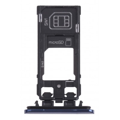 Sim Card Holder Tray For Sony Xperia 5 Blue - Maxbhi Com