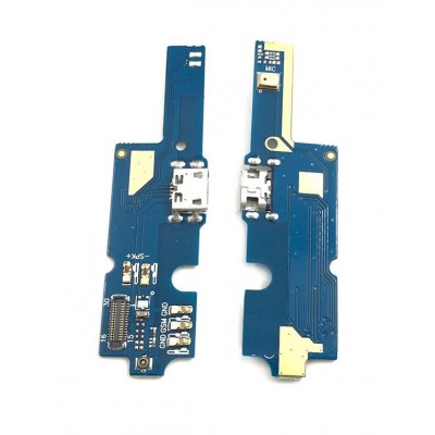 Charging Connector Flex Pcb Board For Micromax Canvas Juice 4g Q461 By - Maxbhi Com