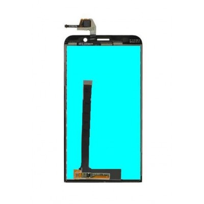 Lcd With Touch Screen For Asus Zenfone 2 Deluxe 64gb Black By - Maxbhi Com