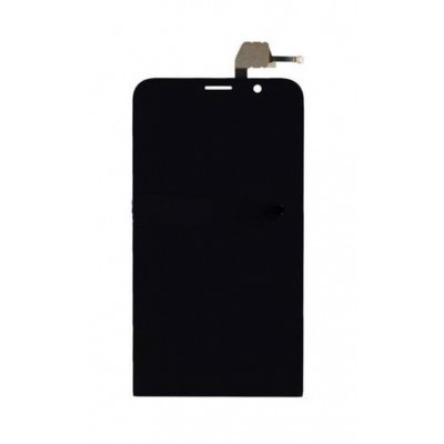 Lcd With Touch Screen For Asus Zenfone 2 Deluxe 64gb Black By - Maxbhi Com