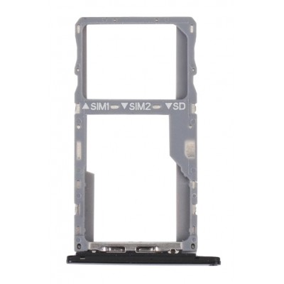 Sim Card Holder Tray For Alcatel 3x 2019 Black - Maxbhi Com