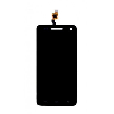 Display for Micromax A120 Canvas 2 Colors Yellow (Combo Folder) by Maxbhi.com