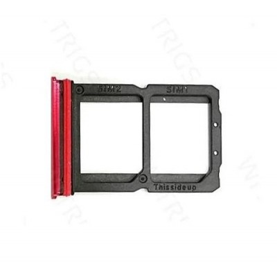 Sim Card Holder Tray For Oneplus 7 Red - Maxbhi Com