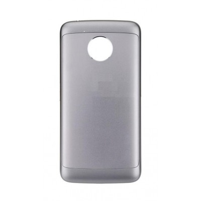 Back Panel Cover For Moto E4 Grey - Maxbhi Com