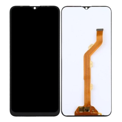 Display for Infinix Hot 8 Lite Black (Combo Folder) by Maxbhi.com