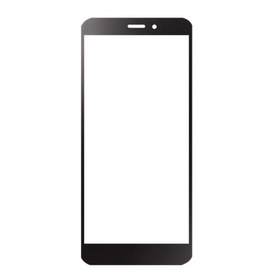 Replacement Front Glass For Blu View 1 Black By - Maxbhi Com