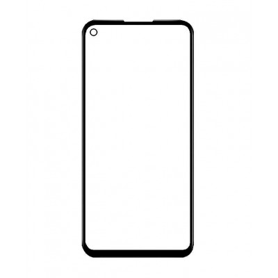 Replacement Front Glass For Huawei Nova 5z Blue By - Maxbhi Com
