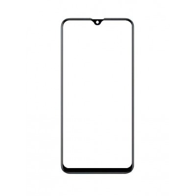 Replacement Front Glass For Meizu M10 Black By - Maxbhi Com