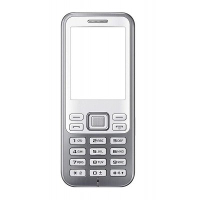 Full Body Housing For Samsung C3322 La Fleur White - Maxbhi Com