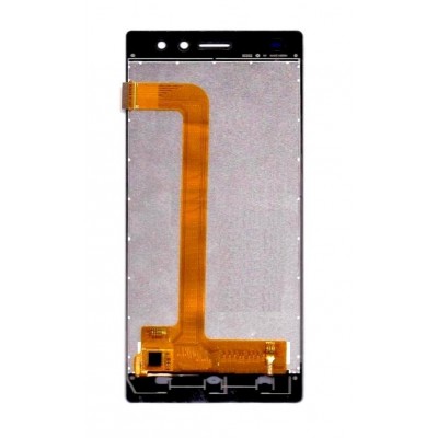 Lcd With Touch Screen For Lava X41 Plus Black By - Maxbhi Com