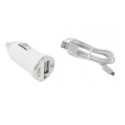 Car Charger for Asus Zenfone 5 A500KL with USB Cable