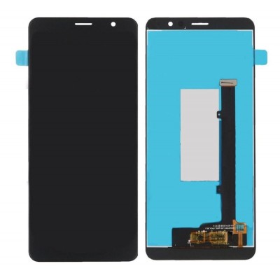 Lcd With Touch Screen For Zte Blade Max View Black By - Maxbhi Com