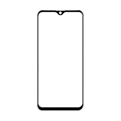 Replacement Front Glass For Realme C2s Black By - Maxbhi Com