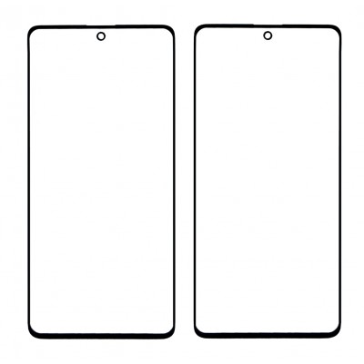 Replacement Front Glass For Samsung Galaxy A71 Silver By - Maxbhi Com